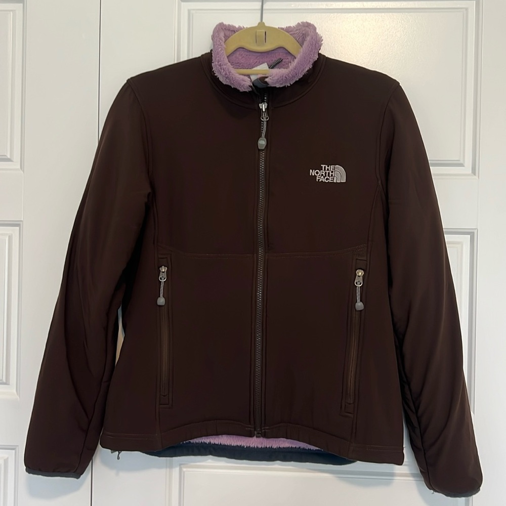The North Face Summit Series Brown and Purple Coat Size S